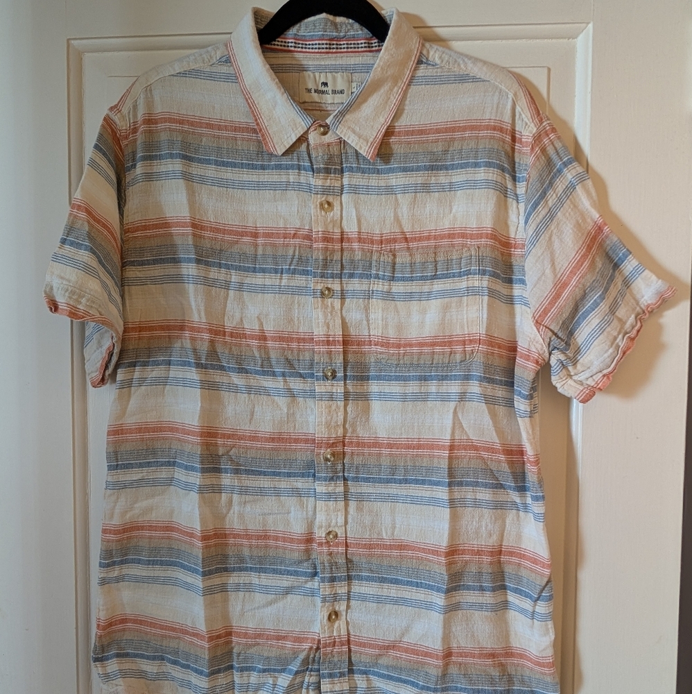 The Normal Brand Multicolor Striped Button-Up Shirt
